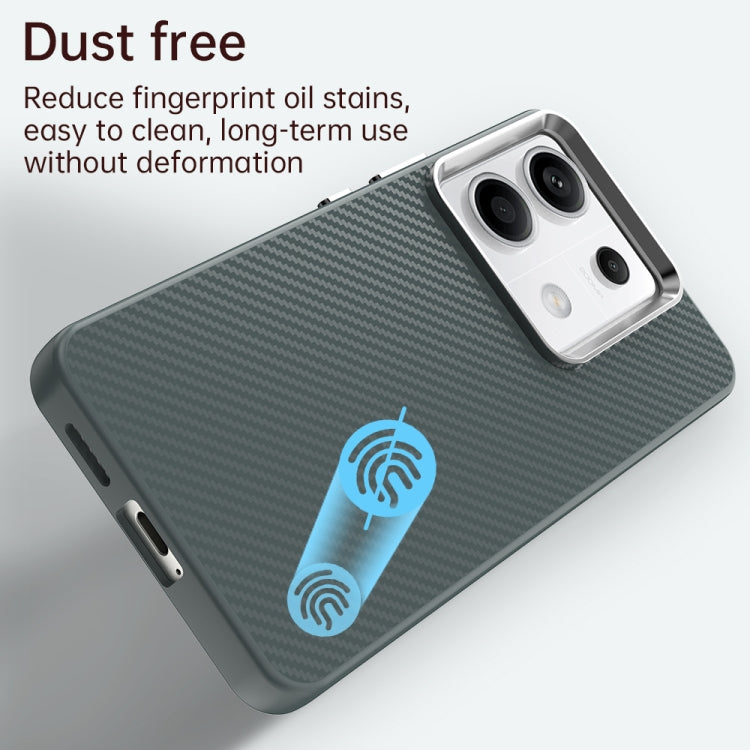 For Redmi Note 13 Pro 5G Carbon Fiber Series IMD Phone Case