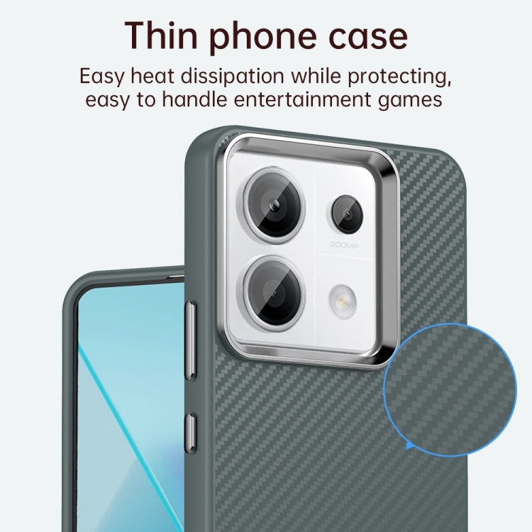For Redmi Note 13 Pro 5G Carbon Fiber Series IMD Phone Case