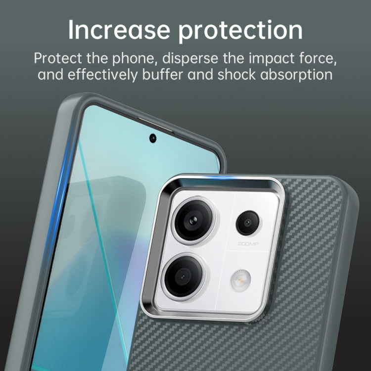 For Redmi Note 13 Pro 5G Carbon Fiber Series IMD Phone Case
