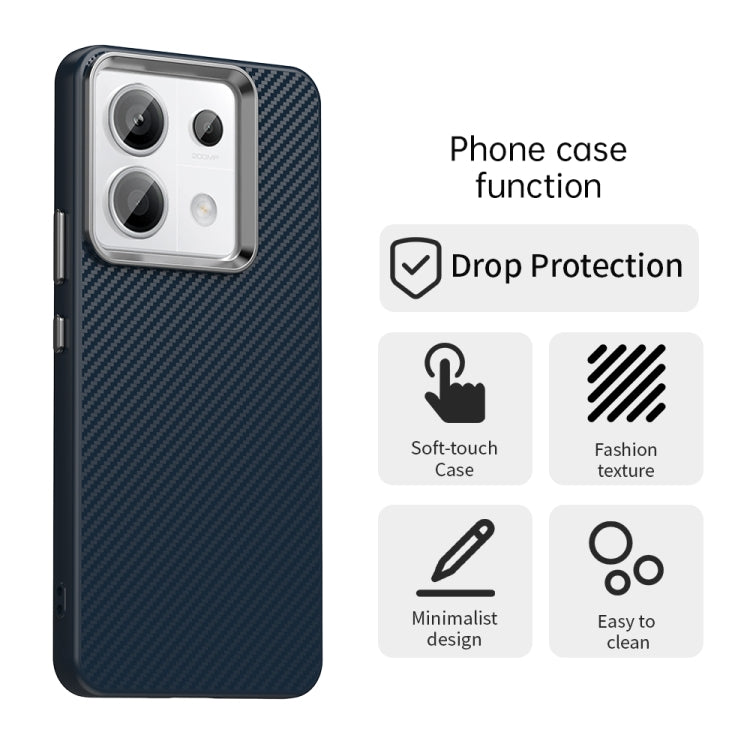 For Redmi Note 13 Pro 5G Carbon Fiber Series IMD Phone Case