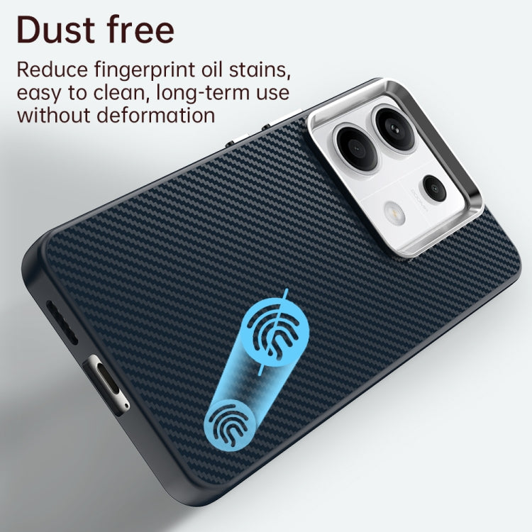 For Redmi Note 13 Pro 5G Carbon Fiber Series IMD Phone Case