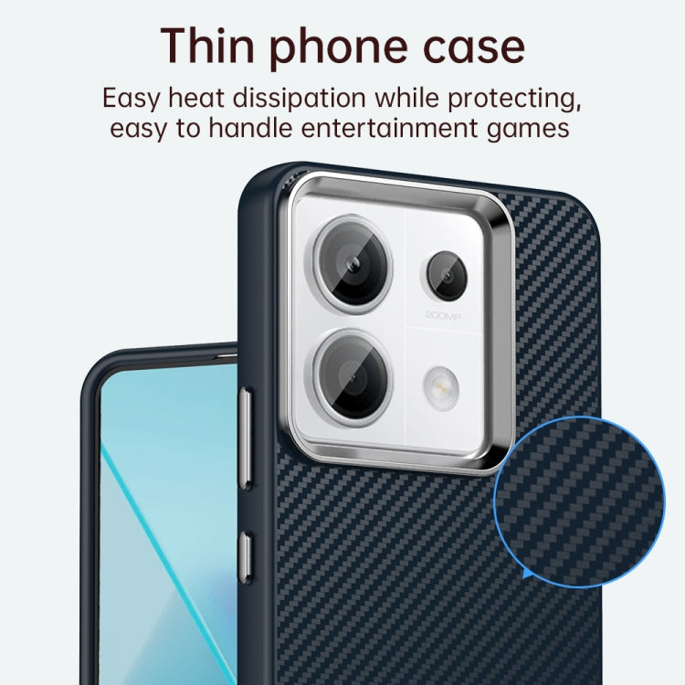 For Redmi Note 13 Pro 5G Carbon Fiber Series IMD Phone Case