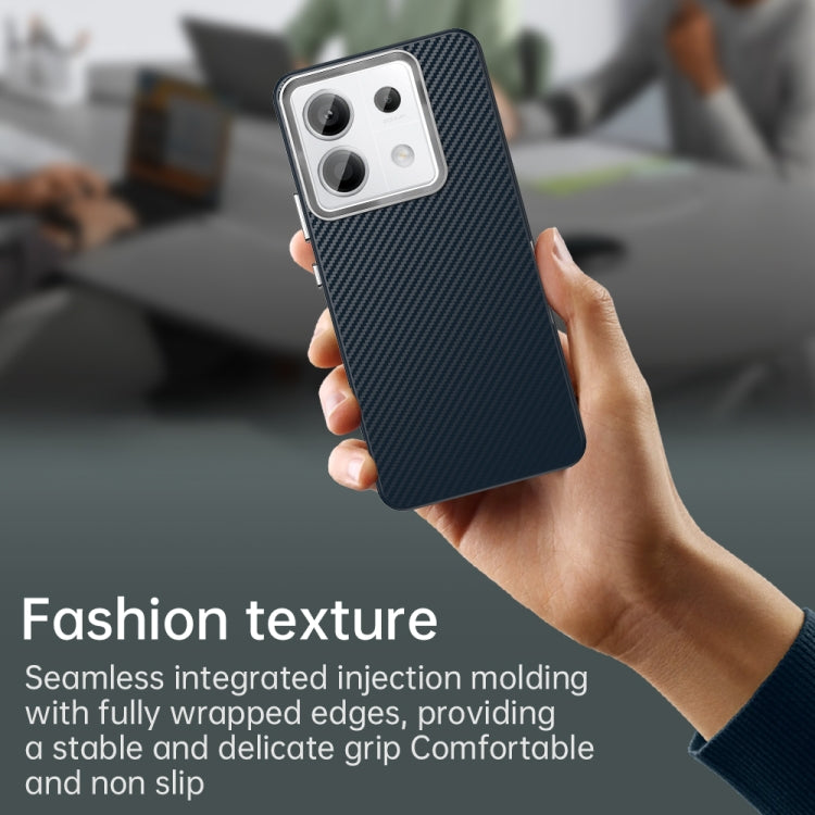 For Redmi Note 13 Pro 5G Carbon Fiber Series IMD Phone Case