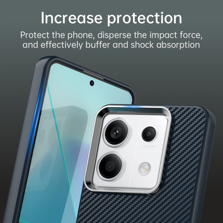 For Redmi Note 13 Pro 5G Carbon Fiber Series IMD Phone Case