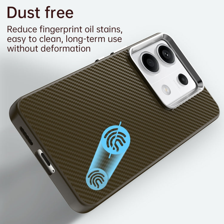For Redmi Note 13 Pro 5G Carbon Fiber Series IMD Phone Case