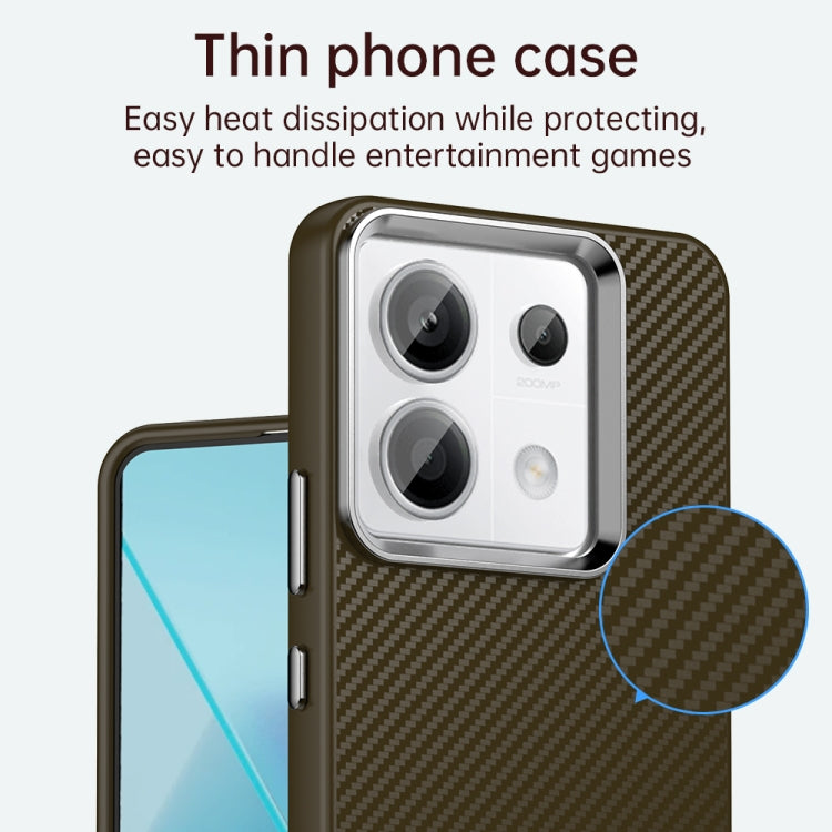 For Redmi Note 13 Pro 5G Carbon Fiber Series IMD Phone Case