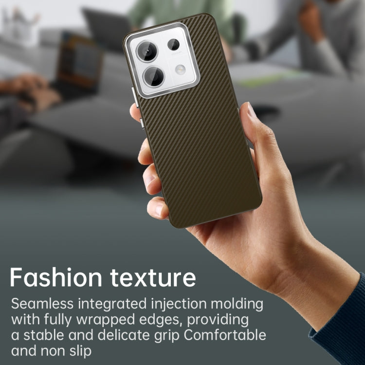 For Redmi Note 13 Pro 5G Carbon Fiber Series IMD Phone Case