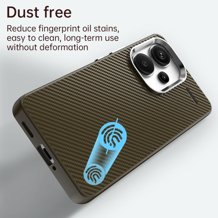 For Redmi Note 13 Pro+ Carbon Fiber Series IMD Phone Case