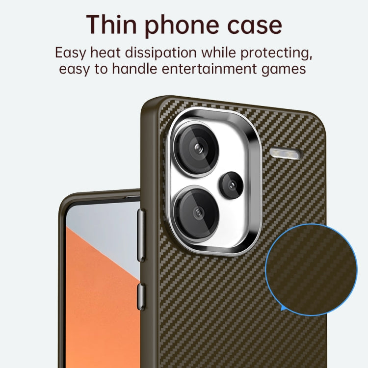 For Redmi Note 13 Pro+ Carbon Fiber Series IMD Phone Case