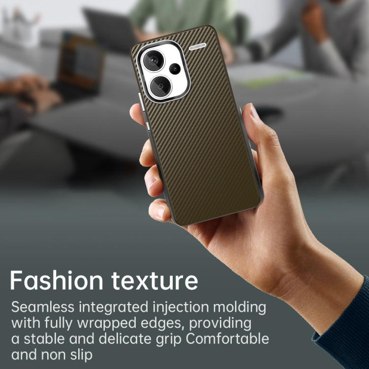 For Redmi Note 13 Pro+ Carbon Fiber Series IMD Phone Case