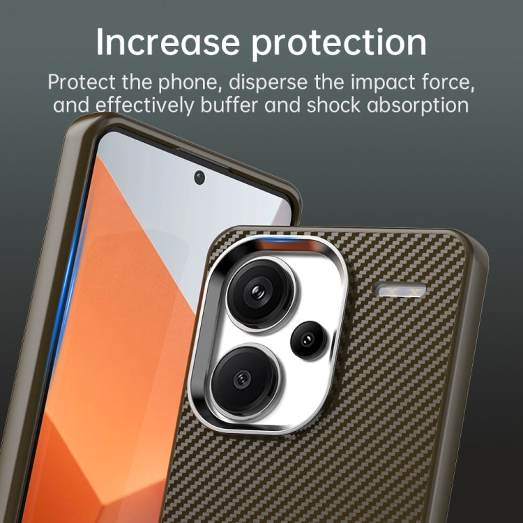 For Redmi Note 13 Pro+ Carbon Fiber Series IMD Phone Case