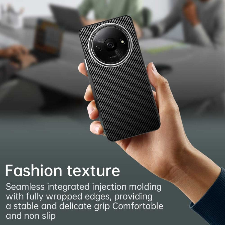 For Redmi A3 Carbon Fiber Series IMD Phone Case