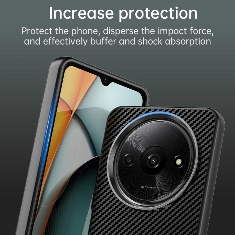 For Redmi A3 Carbon Fiber Series IMD Phone Case