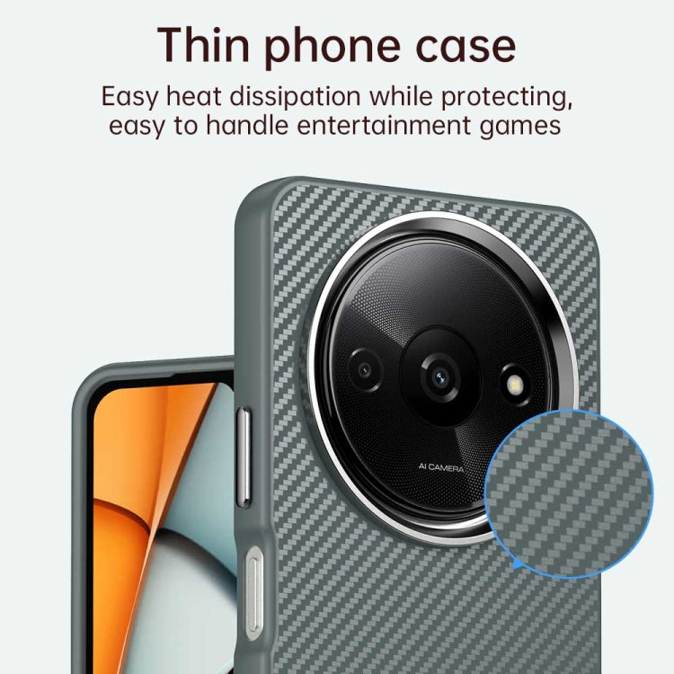 For Redmi A3 Carbon Fiber Series IMD Phone Case