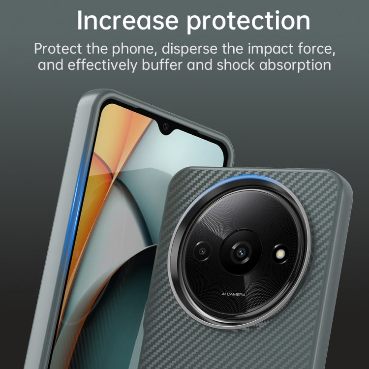 For Redmi A3 Carbon Fiber Series IMD Phone Case