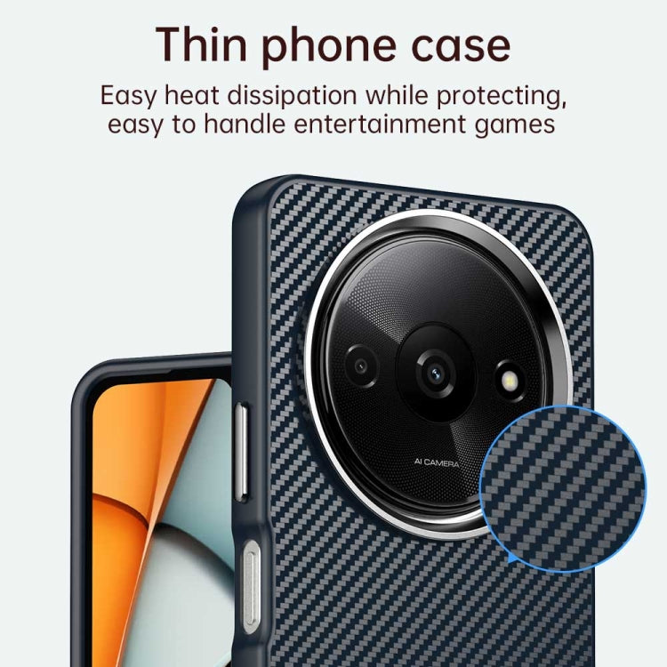 For Redmi A3 Carbon Fiber Series IMD Phone Case