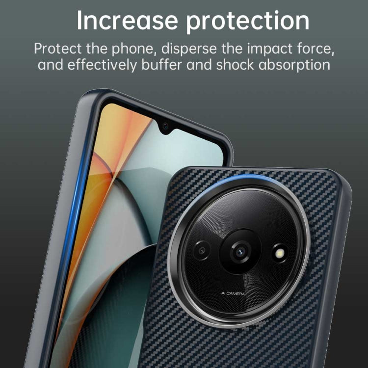 For Redmi A3 Carbon Fiber Series IMD Phone Case