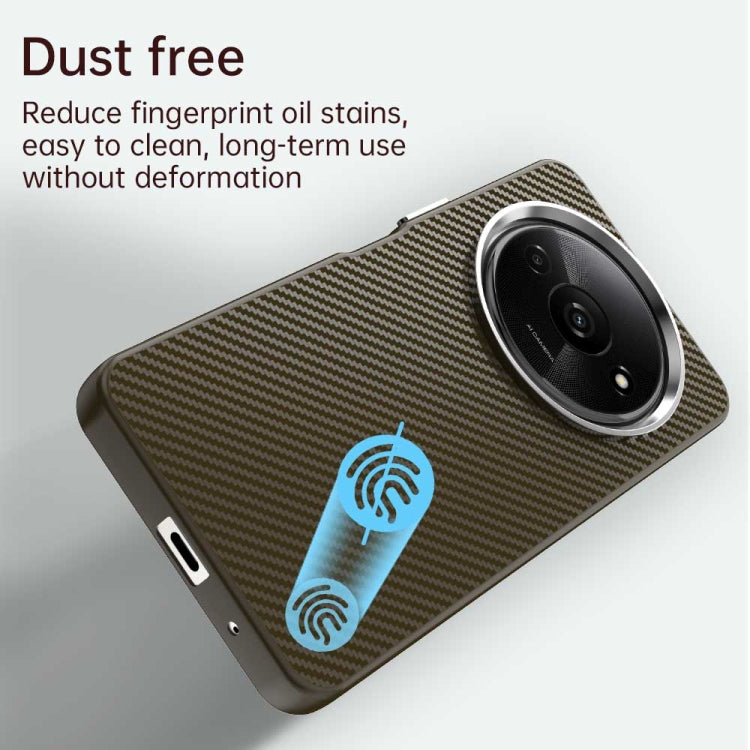 For Redmi A3 Carbon Fiber Series IMD Phone Case