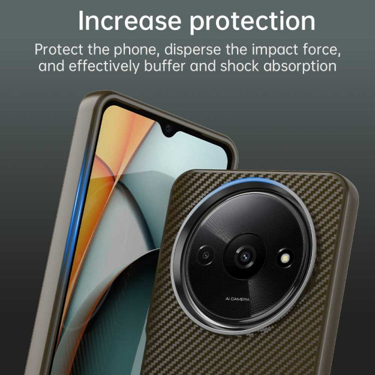 For Redmi A3 Carbon Fiber Series IMD Phone Case