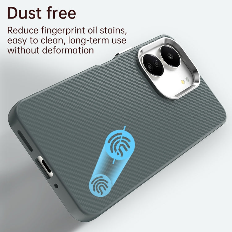 For Redmi 13C 4G Carbon Fiber Series IMD Phone Case