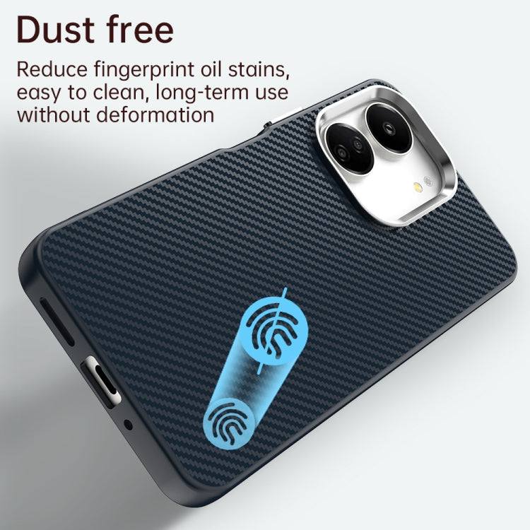 For Redmi 13C 4G Carbon Fiber Series IMD Phone Case