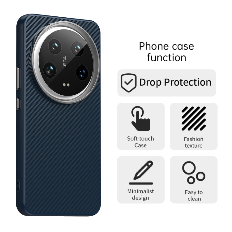 For Xiaomi 14 Ultra Carbon Fiber Series IMD Phone Case