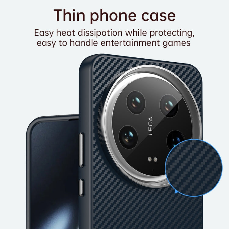 For Xiaomi 14 Ultra Carbon Fiber Series IMD Phone Case