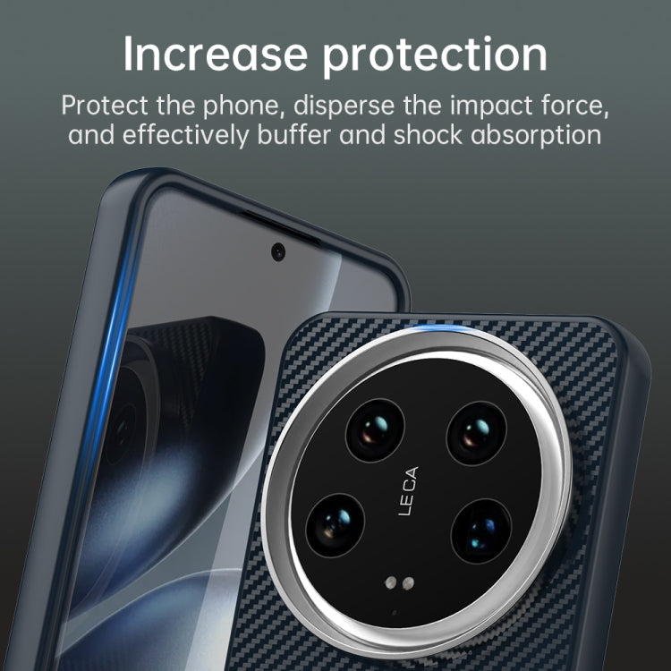 For Xiaomi 14 Ultra Carbon Fiber Series IMD Phone Case