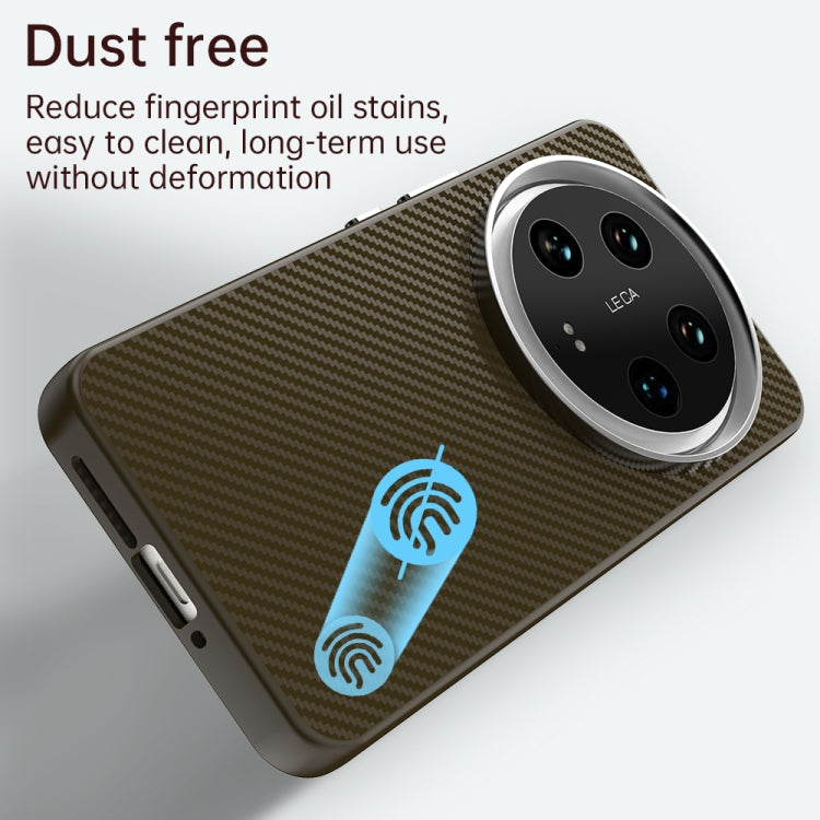 For Xiaomi 14 Ultra Carbon Fiber Series IMD Phone Case
