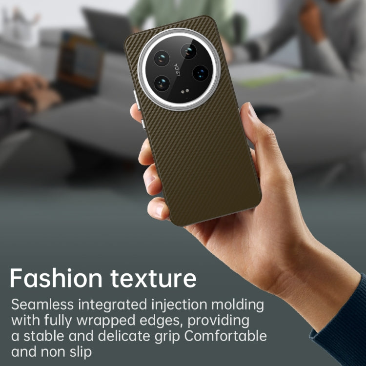 For Xiaomi 14 Ultra Carbon Fiber Series IMD Phone Case