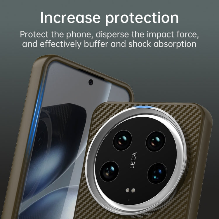 For Xiaomi 14 Ultra Carbon Fiber Series IMD Phone Case