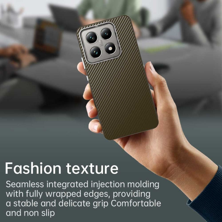For Xiaomi 14T Pro Carbon Fiber Series IMD Phone Case