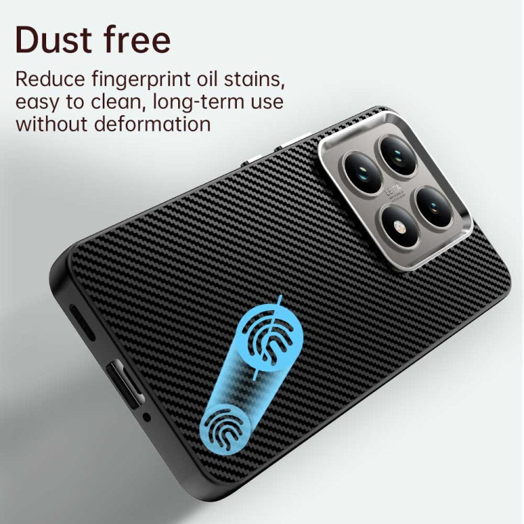For Xiaomi 14T Carbon Fiber Series IMD Phone Case