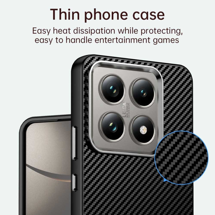 For Xiaomi 14T Carbon Fiber Series IMD Phone Case