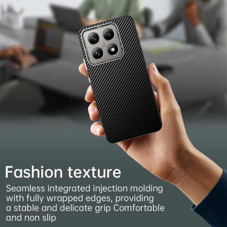 For Xiaomi 14T Carbon Fiber Series IMD Phone Case