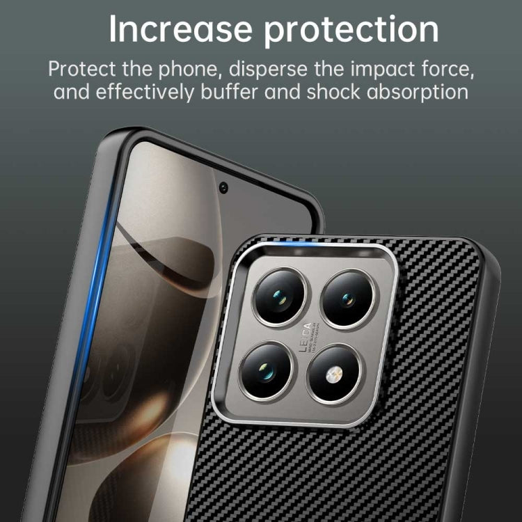 For Xiaomi 14T Carbon Fiber Series IMD Phone Case