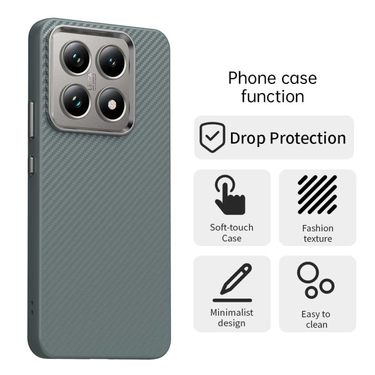 For Xiaomi 14T Carbon Fiber Series IMD Phone Case