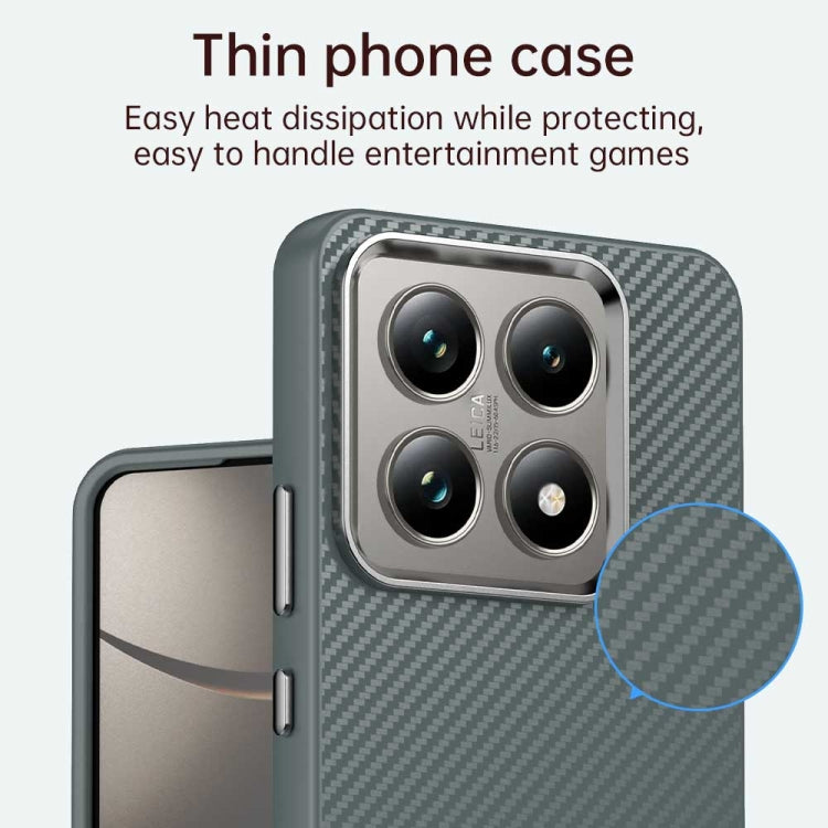 For Xiaomi 14T Carbon Fiber Series IMD Phone Case