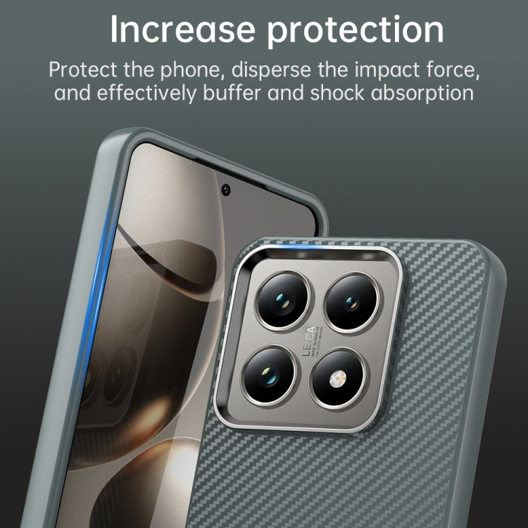 For Xiaomi 14T Carbon Fiber Series IMD Phone Case