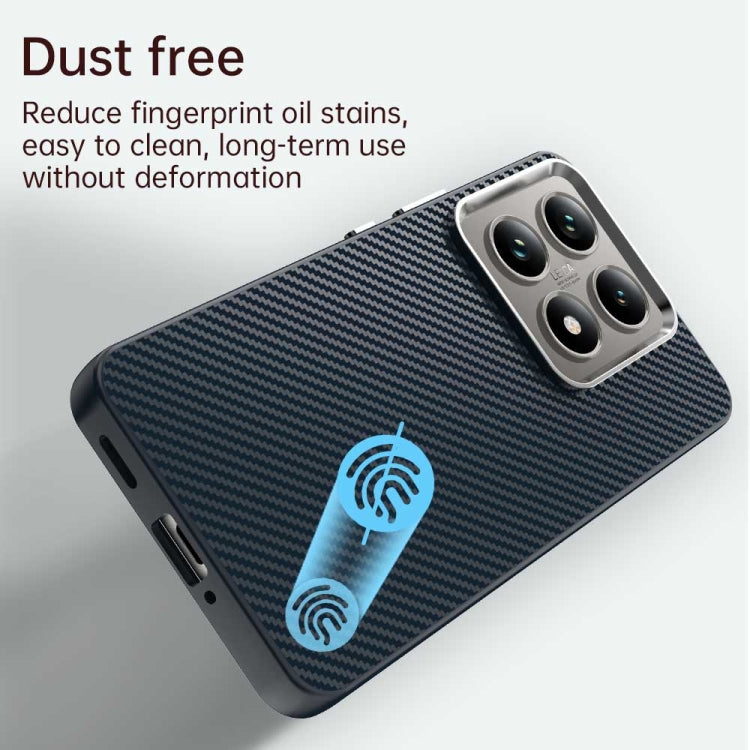 For Xiaomi 14T Carbon Fiber Series IMD Phone Case