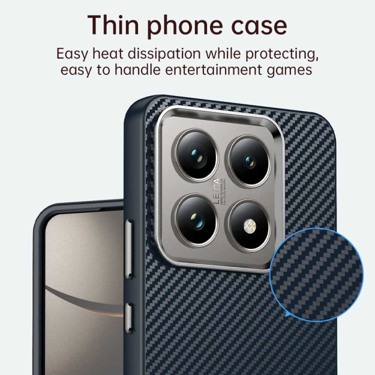 For Xiaomi 14T Carbon Fiber Series IMD Phone Case
