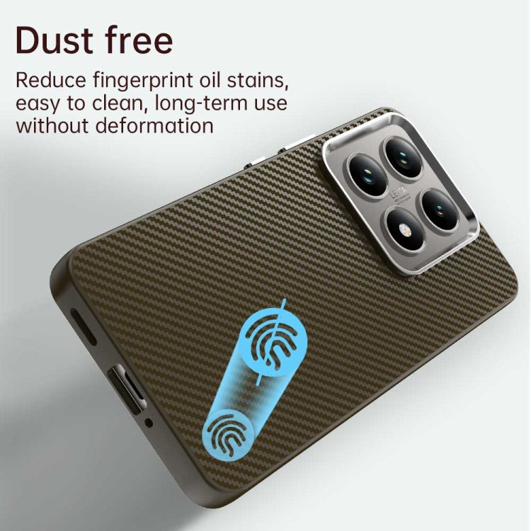 For Xiaomi 14T Carbon Fiber Series IMD Phone Case