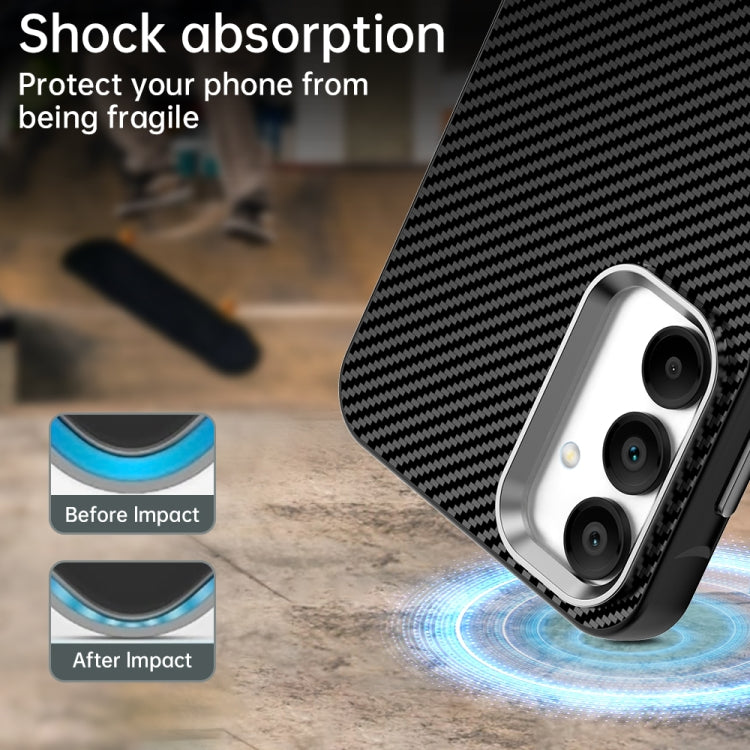 For Samsung Galaxy A16 5G Carbon Fiber Series IMD Phone Case