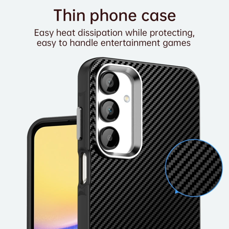 For Samsung Galaxy A16 5G Carbon Fiber Series IMD Phone Case
