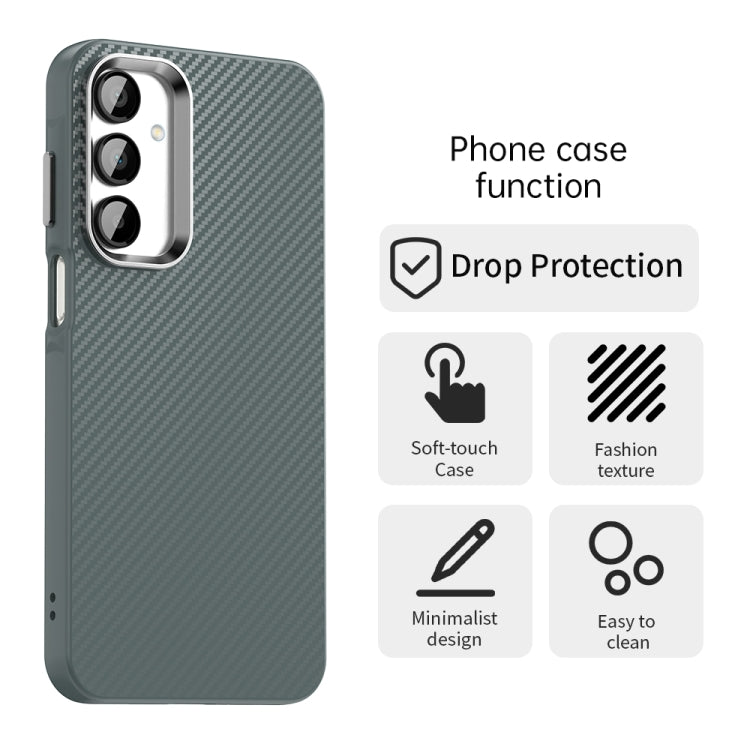 For Samsung Galaxy A16 5G Carbon Fiber Series IMD Phone Case