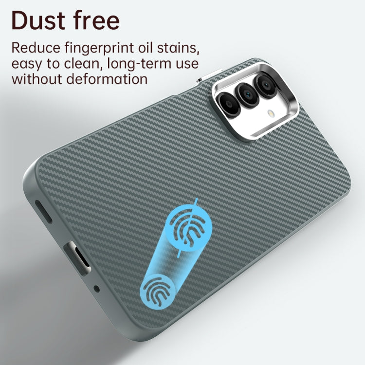 For Samsung Galaxy A16 5G Carbon Fiber Series IMD Phone Case