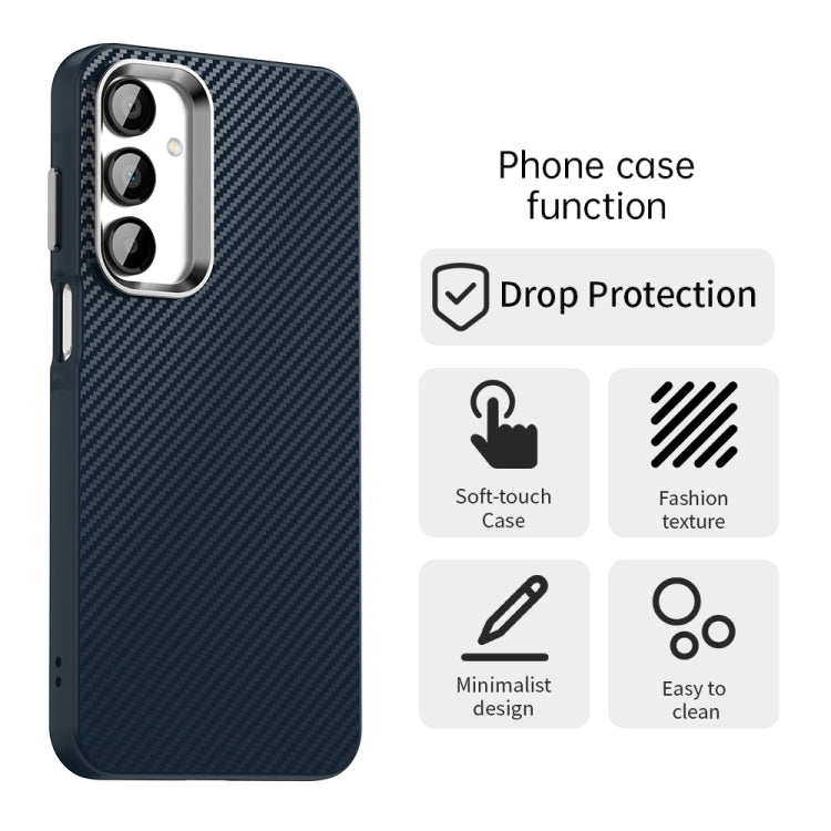 For Samsung Galaxy A16 5G Carbon Fiber Series IMD Phone Case
