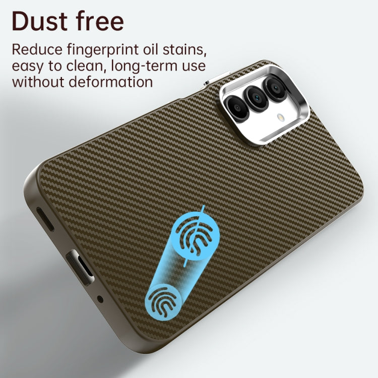 For Samsung Galaxy A16 5G Carbon Fiber Series IMD Phone Case
