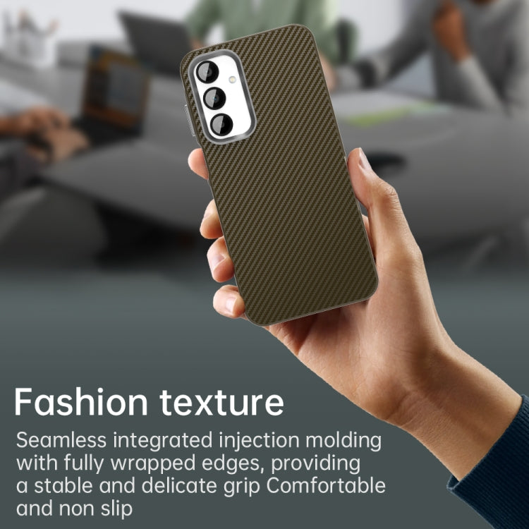 For Samsung Galaxy A16 5G Carbon Fiber Series IMD Phone Case