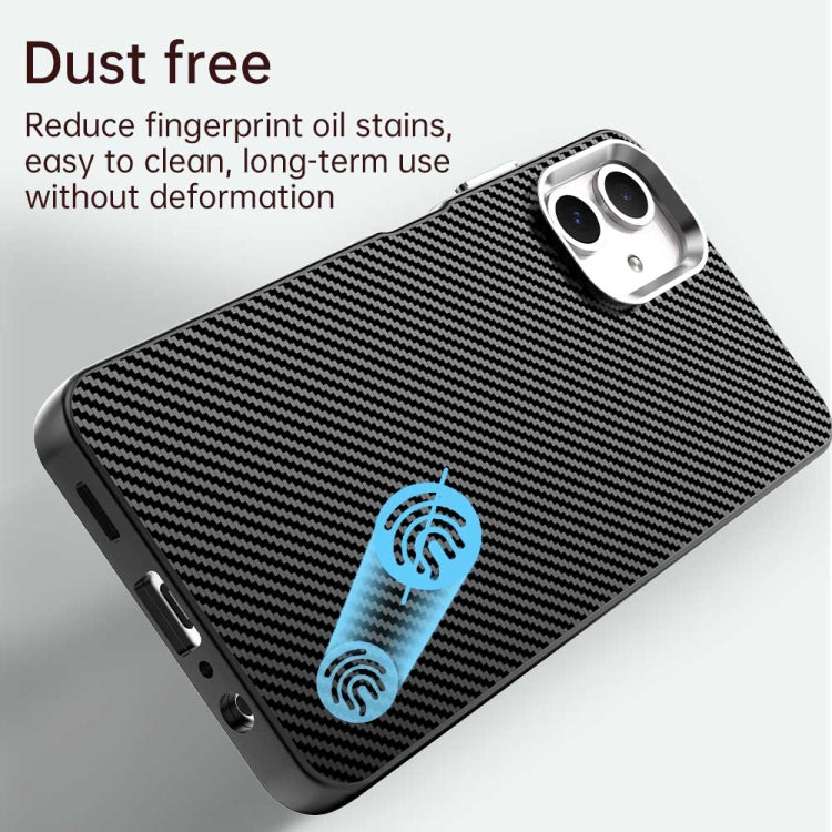 For Samsung Galaxy A06 4G Carbon Fiber Series IMD Phone Case